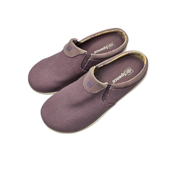 Spenco Orthotic Memory Foam Suede Mules - Siesta Purple Elderberry, 8 Medium - Picture 2 of 6